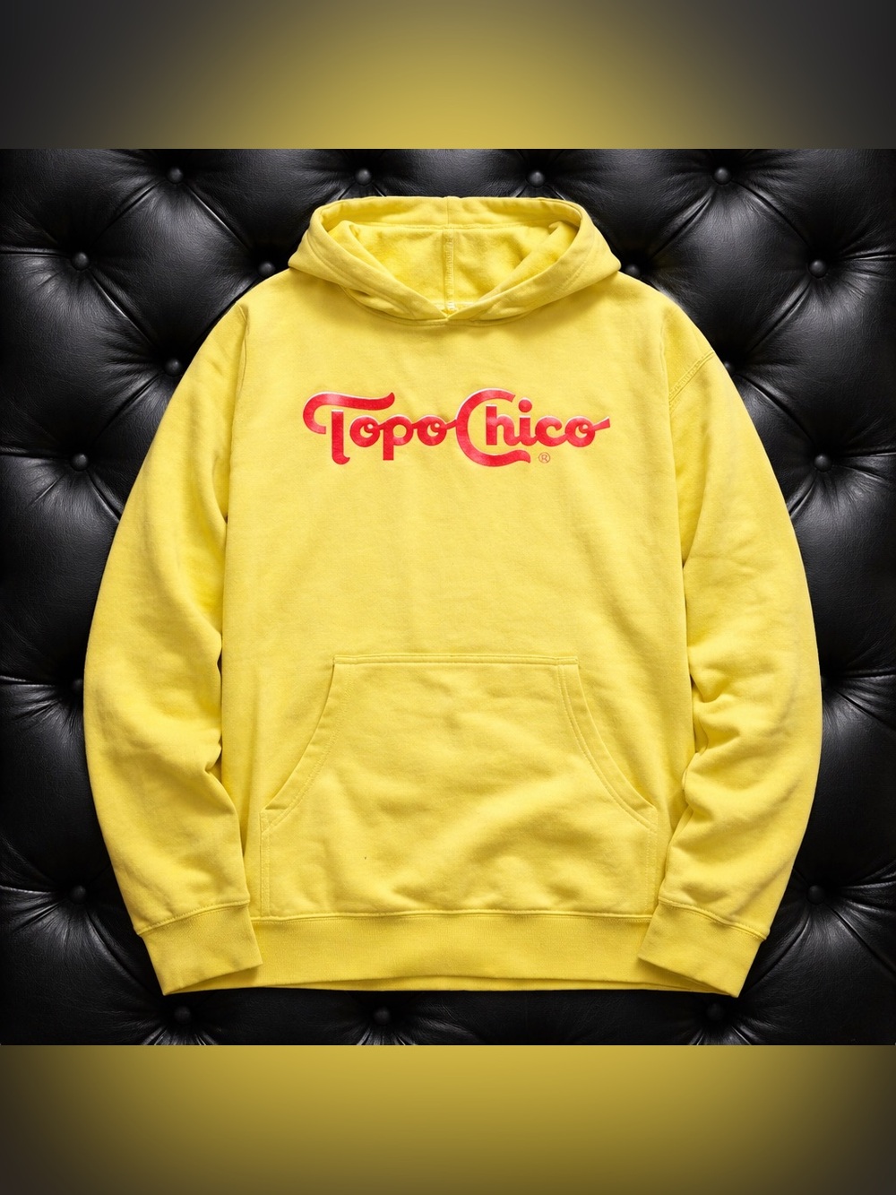 Yellow Logo Hoodie - Men